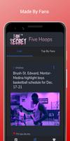 🏅 FanSecret™ For: Five Hoops Basketball Game screenshot 2