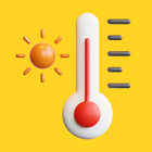 Termómetro de temperatura icono