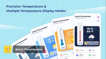 Termômetro de temperatura Cartaz