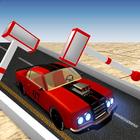 GT Car Stunts - Rainbow Game آئیکن
