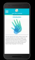 Learn Sign Language captura de pantalla 1