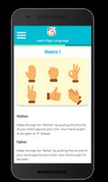 Learn Sign Language captura de pantalla 3
