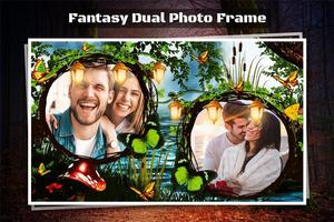 Fantasy Dual Photo Frames اسکرین شاٹ 1
