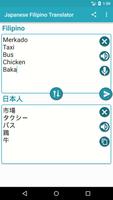 Japanese Filipino Translator capture d'écran 3