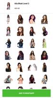 Alia Bhatt Stickers capture d'écran 3