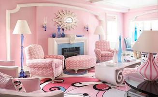 ピンクの家のデザイン：プリンセスガーリールーム スクリーンショット 1