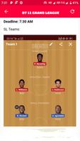 DT 11  Grand League  Teams-Cricket,Football,Nba Ekran Görüntüsü 1