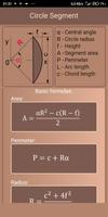 Cirkelsegment calculator-poster