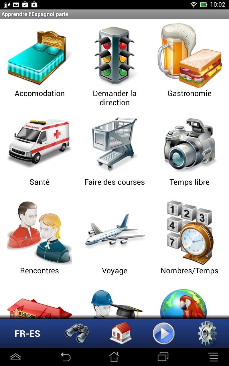 Mot Qui Commence Par U En Espagnol Descarga de APK de Apprendre l'Espagnol parlé para Android