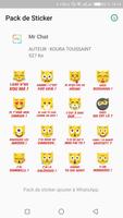 WhatsApp Mr Chat Sticker Pack الملصق