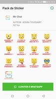 Mr Chat Pack de Sticker pour GB تصوير الشاشة 1