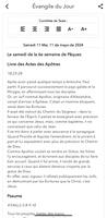 L'évangile du jour capture d'écran 1