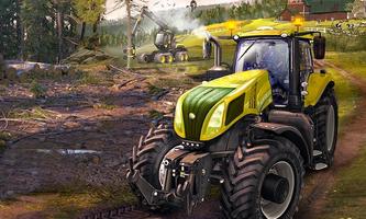 برنامه‌نما Milford Organic Tractor Farming 2 Simulator 2018 عکس از صفحه