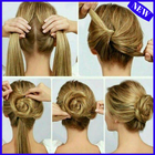 Hairstyles Step by Step (Offline) icon