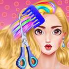 Girls hair salon game आइकन