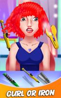 Girls hair salon game स्क्रीनशॉट 1