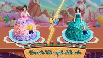 Princess Doll Cake Games capture d'écran 3
