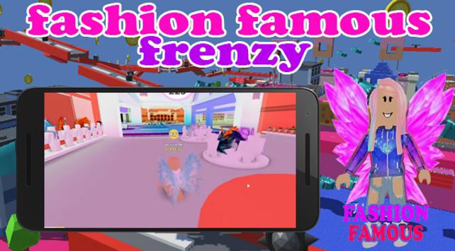 Fashion Famous Frenzy Dress Up Runway Show Obby For Android Apk