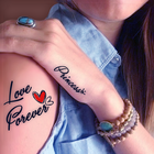 Tattoo My Photo with My Name أيقونة