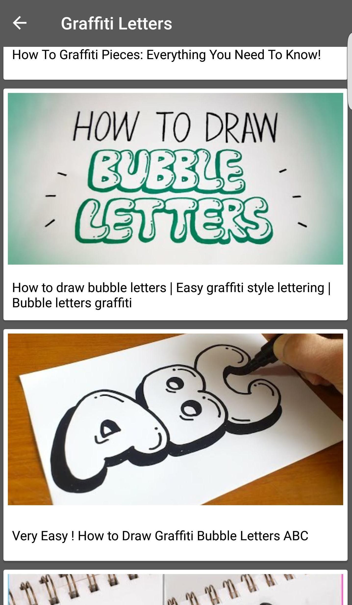 Drawing Graffiti Letters For Android Apk Download