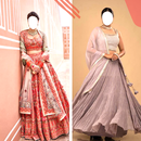 Designer Halfsaree Suits APK