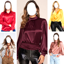 Women Satin Blouse Outfit APK