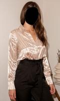 Women Satin Shirt Photo Suit ảnh chụp màn hình 2