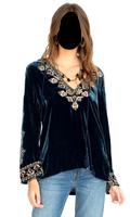2 Schermata Women Velvet Outfit Suits