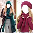 Women Winter Cap Photo Suit simgesi