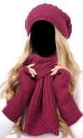 Women Winter Cap Photo Suit screenshot 3