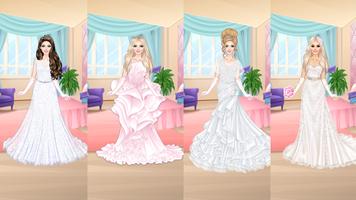 Model Wedding Dress Up Games Affiche