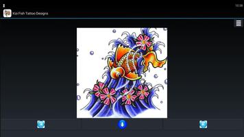 Koi Fish Tattoo Designs capture d'écran 2