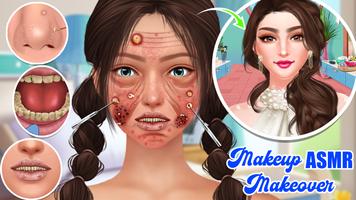 Makeup ASMR & Makeover Games captura de pantalla 1