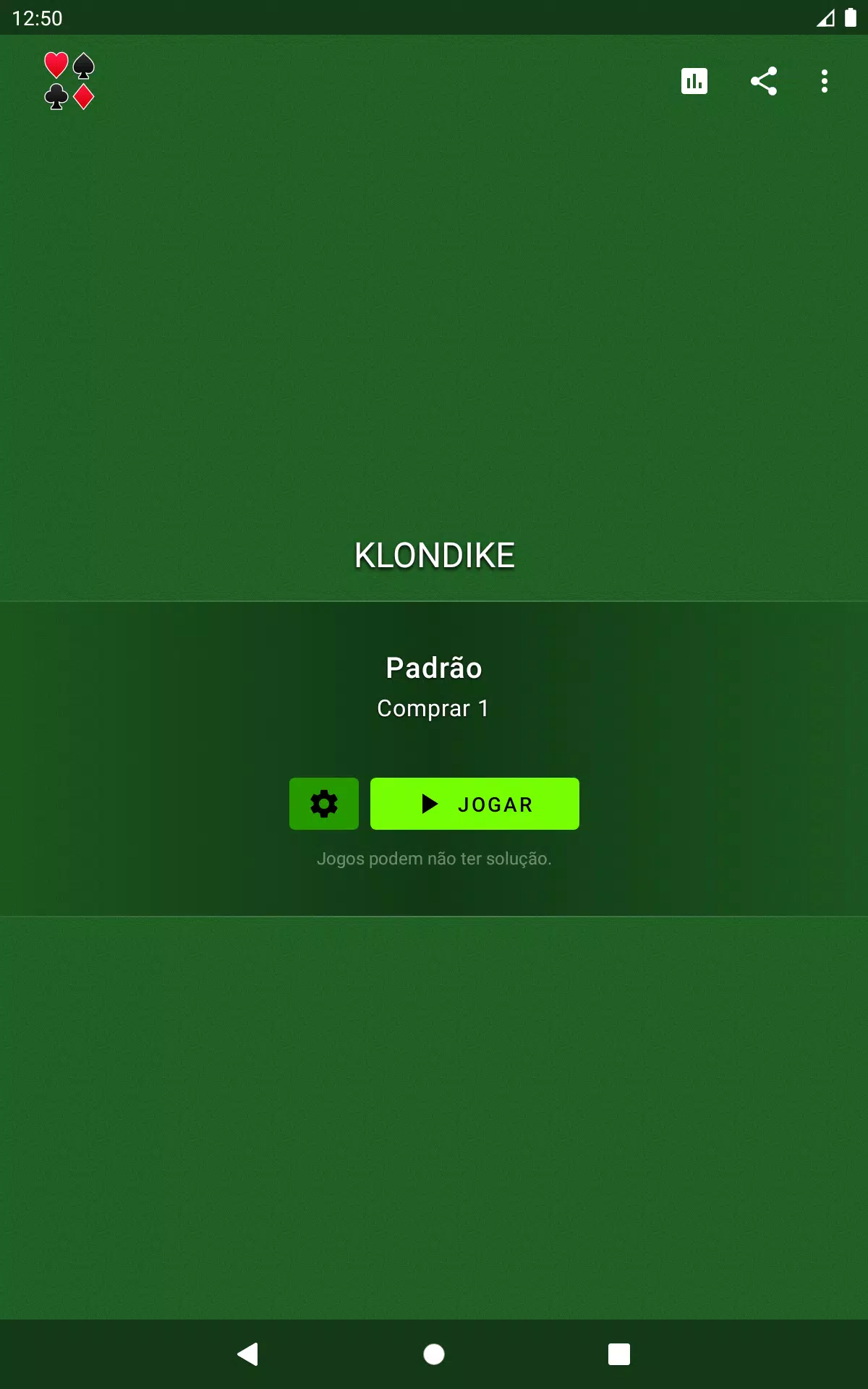 Como jogar Paciência (Klondike) 