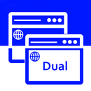Navegador dual rápido: navegador de pantalla APK