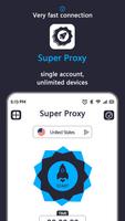 Super Proxy-Super VPN الملصق