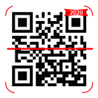 Escáner de código QR y lector de código de barras icono