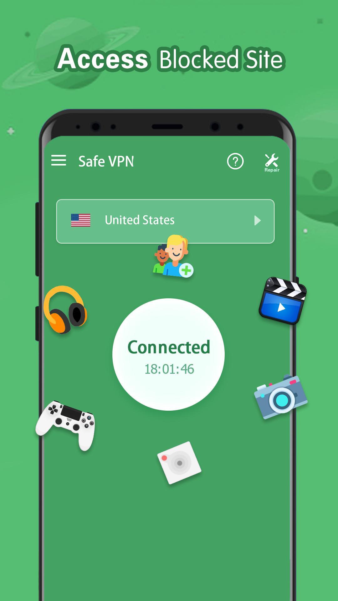 Safe VPN - Free Unlimited Fast Proxy VPN APK Download free safe vpn free download free