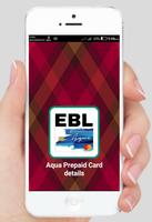 EBL - Aqua Prepaid Card details Poster