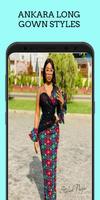 Ankara Long Gown Style Affiche