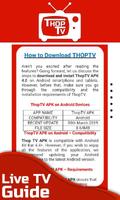 Guide For Thop TV 2020 - Free Live Tv Ekran Görüntüsü 1
