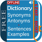 Offline Dictionary & Sentence, Synonyms & Antonyms-icoon