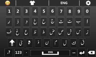 لوحة مفاتيح عربية إنجليزية الملصق
