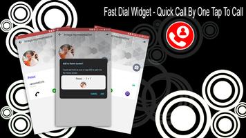 پوستر Fast dial widget - Quick call