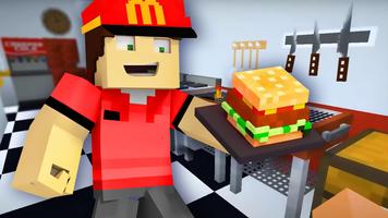 Mod de McDonald's en Minecraft captura de pantalla 2