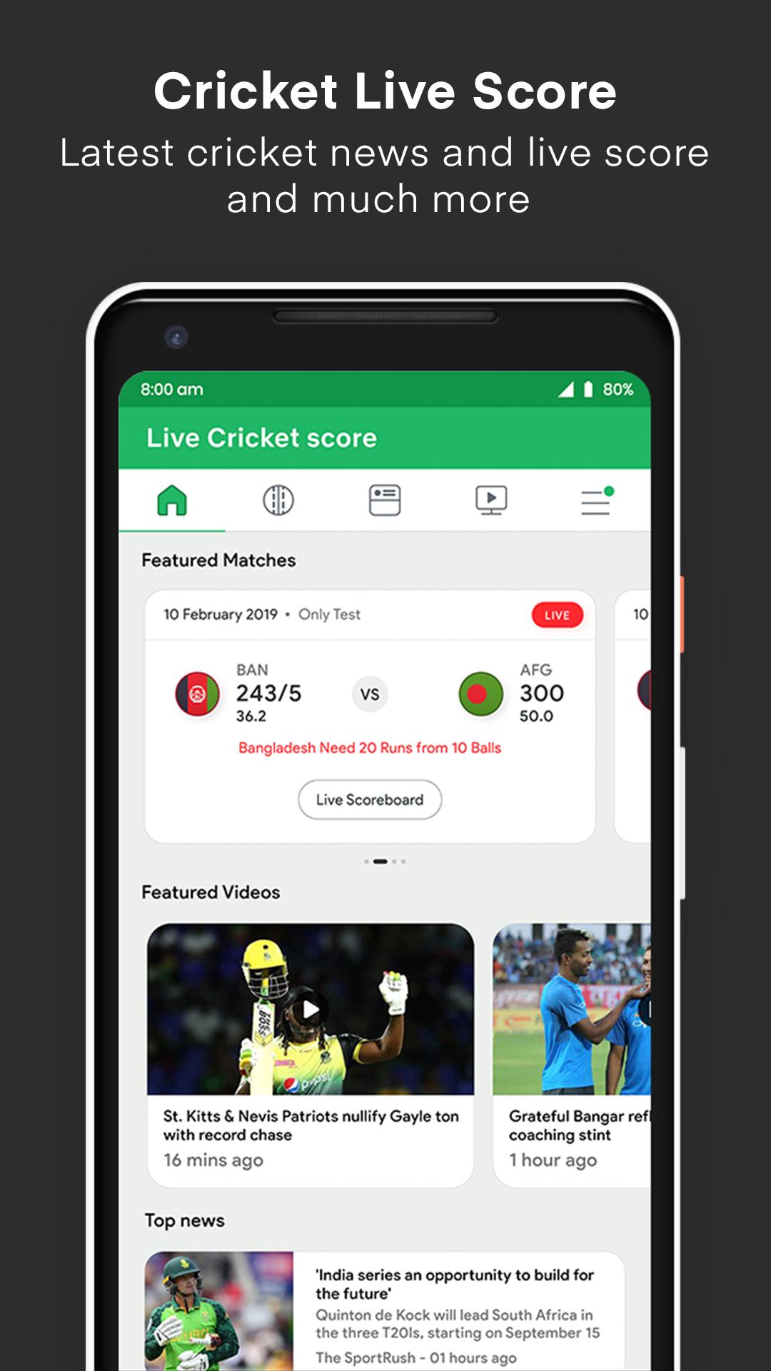 Live Cricket Score for Android - APK Download