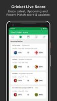 Live Cricket Score capture d'écran 1