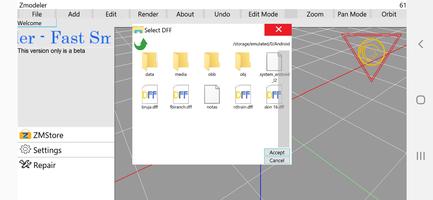 ZModeler for Android capture d'écran 2
