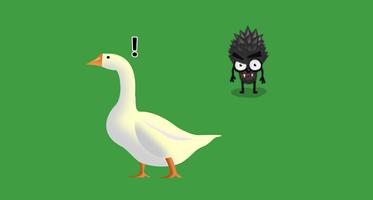 Poster Titled Goose Simulator