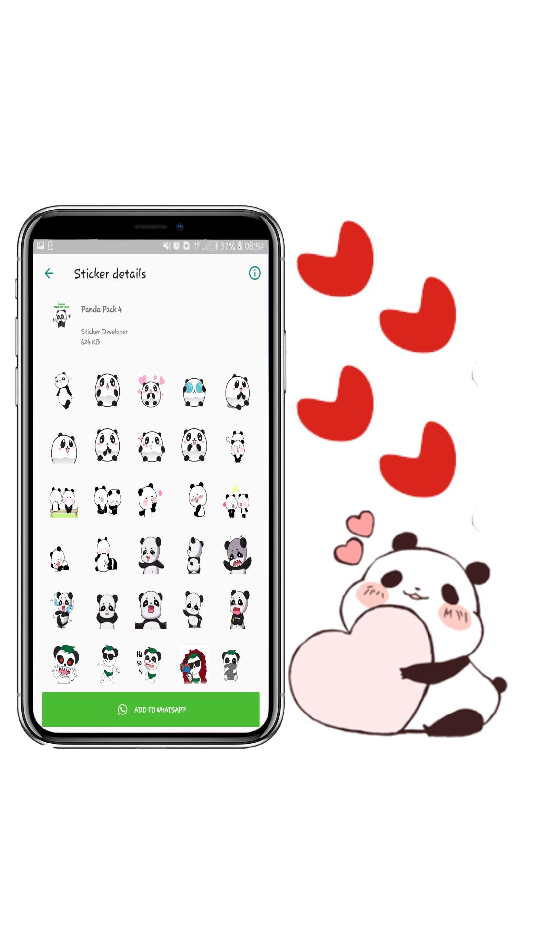 Stickers Panda Wastickerapps For Android Apk Download